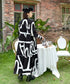 Graphic Pattern Maxi Dress